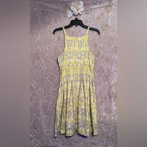 Yellow Calvin Klein size 12 short dress